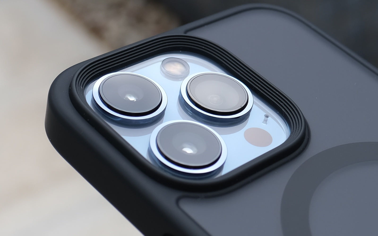 Bare Armour - Minimalist Shock Resistant Case for iPhone 13 Pro and iPhone 13 Pro Max - Camera Lip for Camera Protection