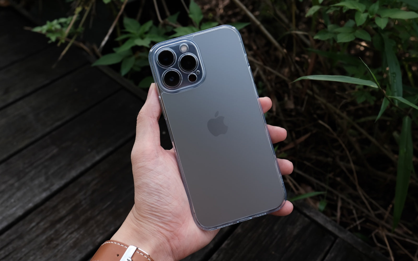 Bare Back Case for iPhone 13 Pro and iPhone 13 Pro Max - Real Frosted Tempered Glass Case for iPhone 13 Pro and iPhone 13 Pro Max - Branding-Free