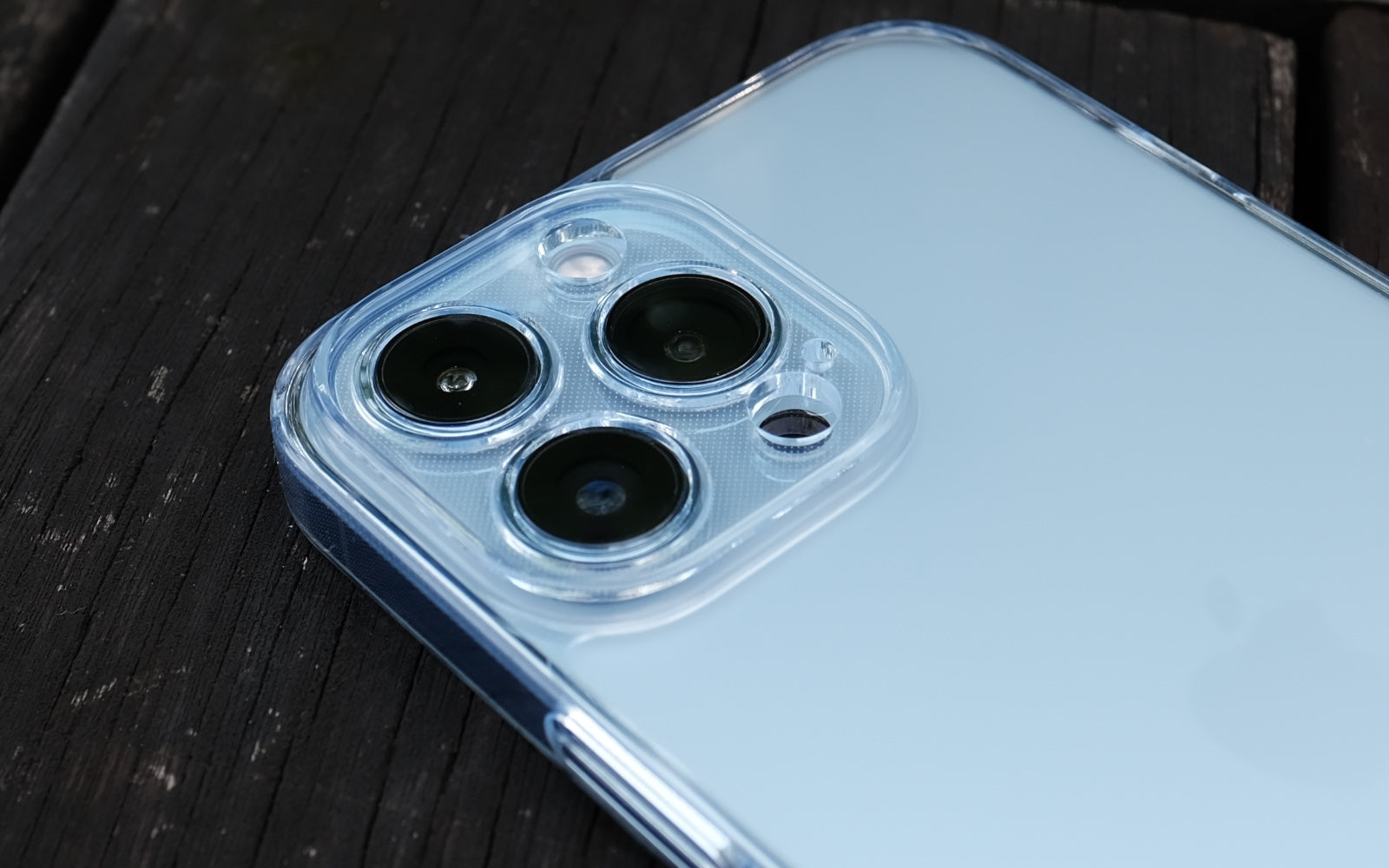 Bare Back Case for iPhone 13 Pro and iPhone 13 Pro Max - Real Frosted Tempered Glass Case for iPhone 13 Pro and iPhone 13 Pro Max - Camera Protection