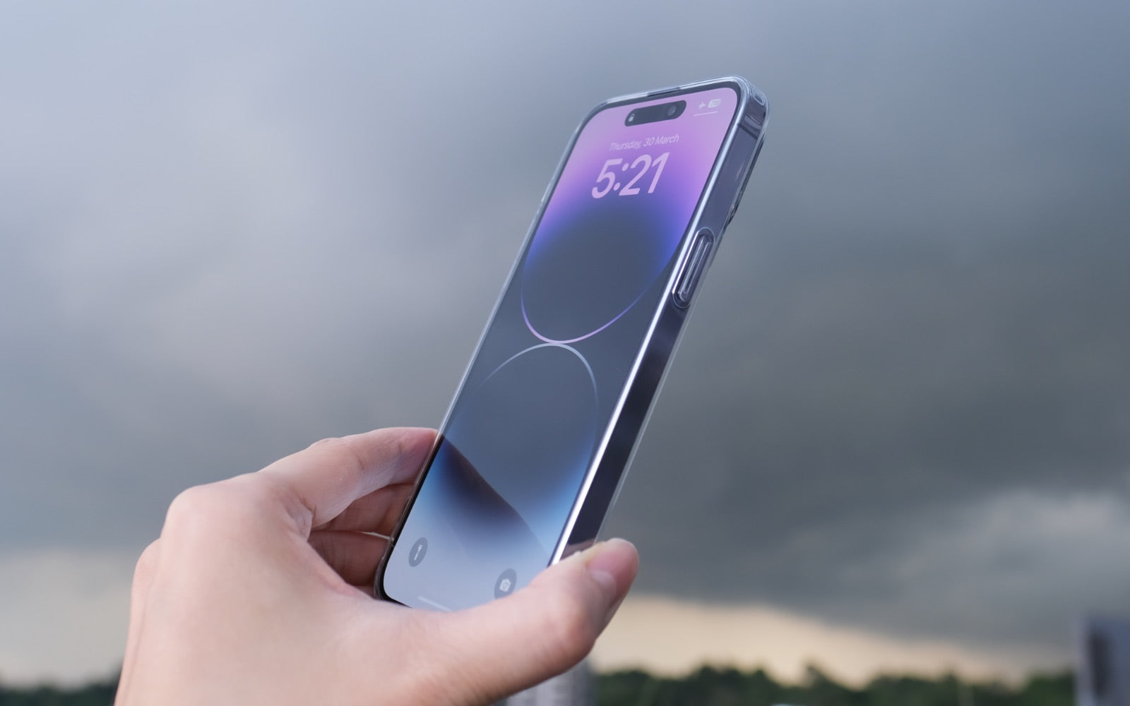 Bare Back Case for iPhone 14 Pro and iPhone 14 Pro Max - Real Frosted Tempered Glass Case for iPhone 14 Pro and iPhone 14 Pro Max - Front