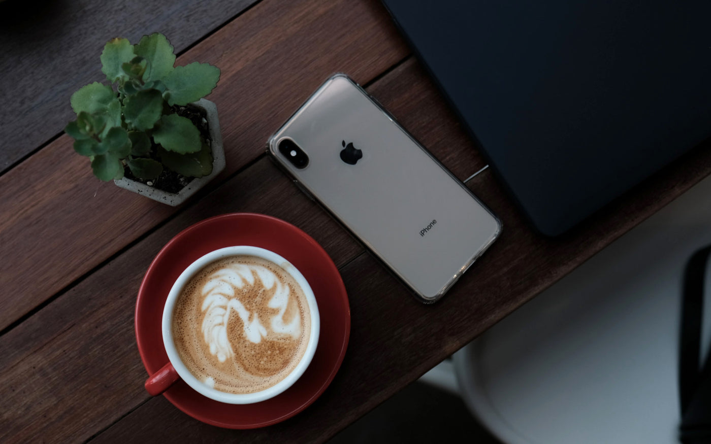 Bare Back Minimlist Shock Resistant Case with a Clear Glass Back for iPhone XS and XS Max - 2