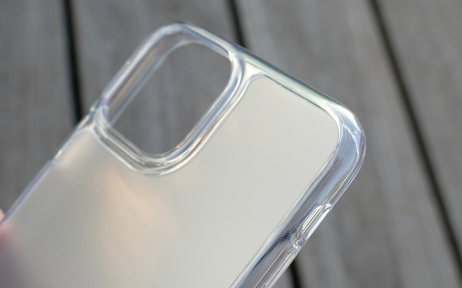 Bare Back Minimlist Shock Resistant Case with a Frosted Glass Back for iPhone 11 Pro and 11 Pro Max - Frosted Glass