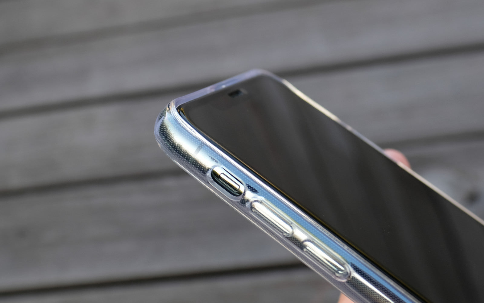 Bare Back Minimlist Shock Resistant Case with a Frosted Glass Back for iPhone 11 Pro and 11 Pro Max - Shock-Resistant Polymer