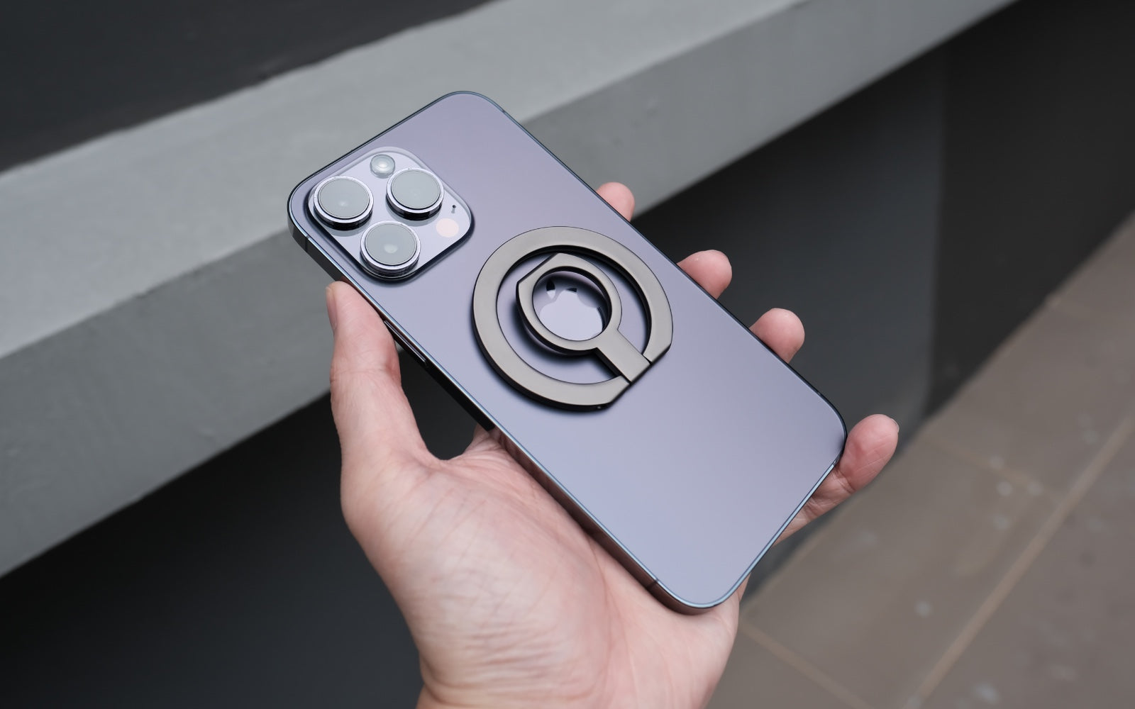 Bare Cases - The Ring - MagSafe Kickstand Ring for iPhone - Works on Naked iPhone