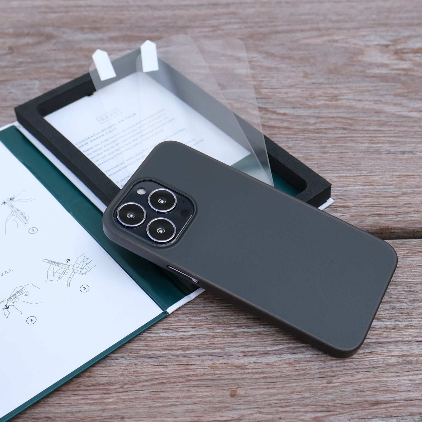 Bare Naked Case for iPhone 13 Series - Thinnest Case with MagSafe for iPhone 14 Series - Bare Essentials Pack