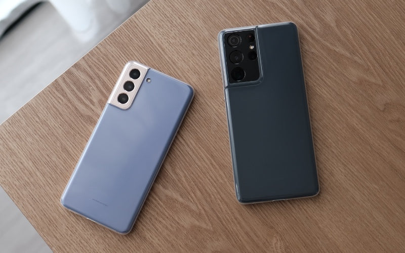 Bare Naked EX - Thinnest Clear Case for Samsung Galaxy S21 S21 Plus S21 Ultra - Mega Menu