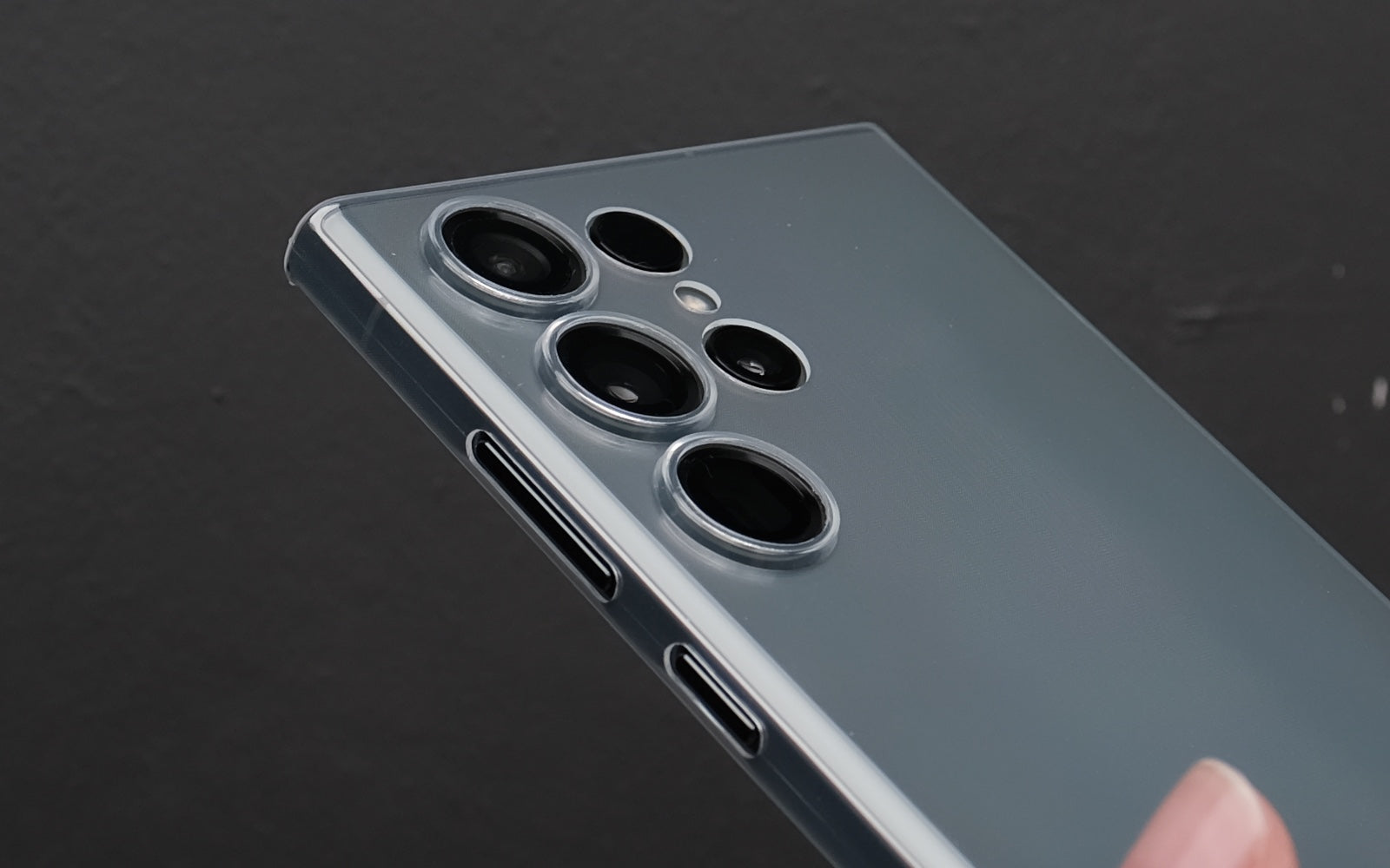 Bare Naked EX - Thinnest Clear Case for Samsung Galaxy S23 Ultra - Camera Cutouts