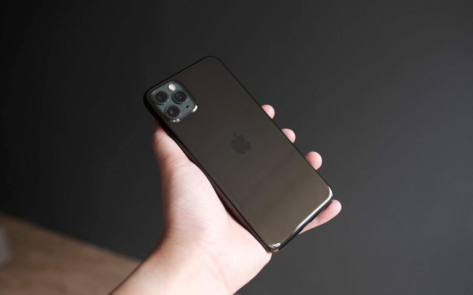 Bare Naked EX - Thinnest Clear Case for iPhone 11 Pro and 11 Pro Max - Branding-Free - Onyx