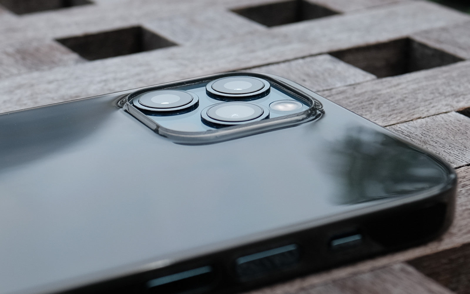 Bare Naked EX - Thinnest Clear Case for iPhone 12 Pro and 12 Pro Max - Camera Lip - Onyx