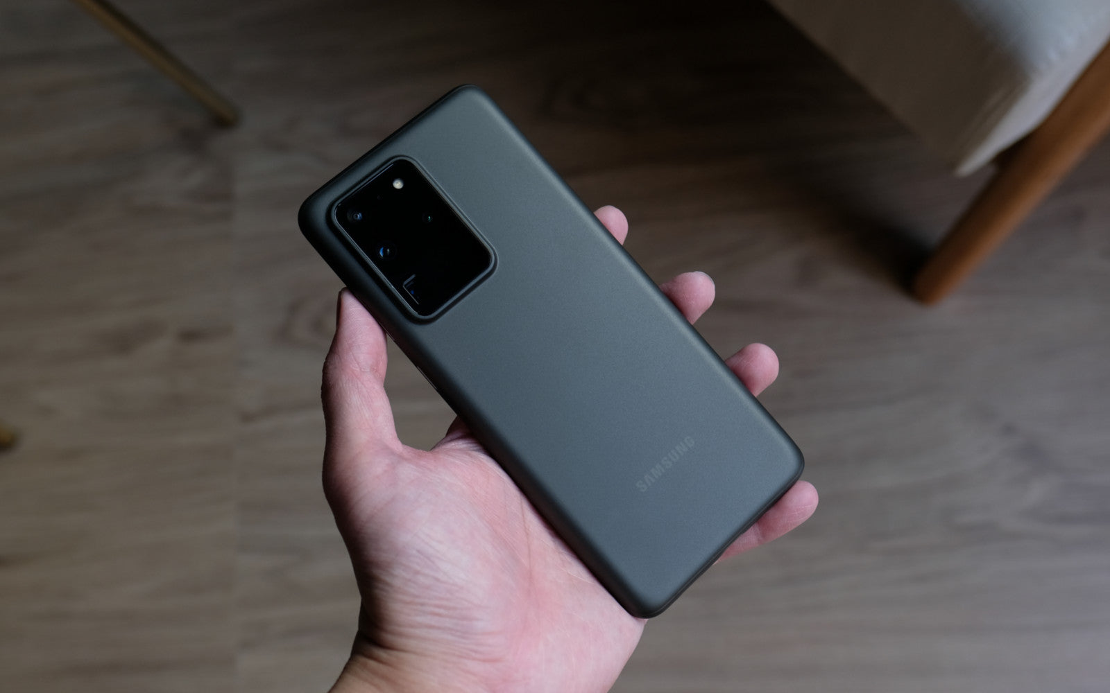 Bare Naked Ultra Thin Case for Samsung Galaxy S20 S20 Plus and S20 Ultra - Branding-Free - Smoke