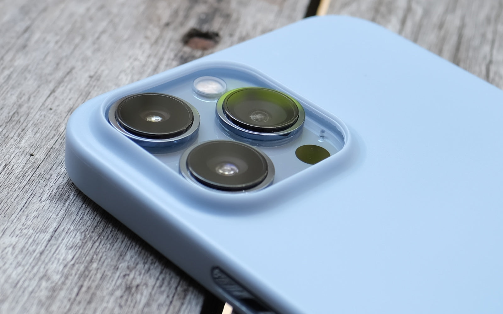 Bare Naked for iPhone 13 Pro and iPhone 13 Pro Max - Thinnest Case for iPhone 13 Pro and iPhone 13 Pro Max - Camera Lip - Sierra Blue