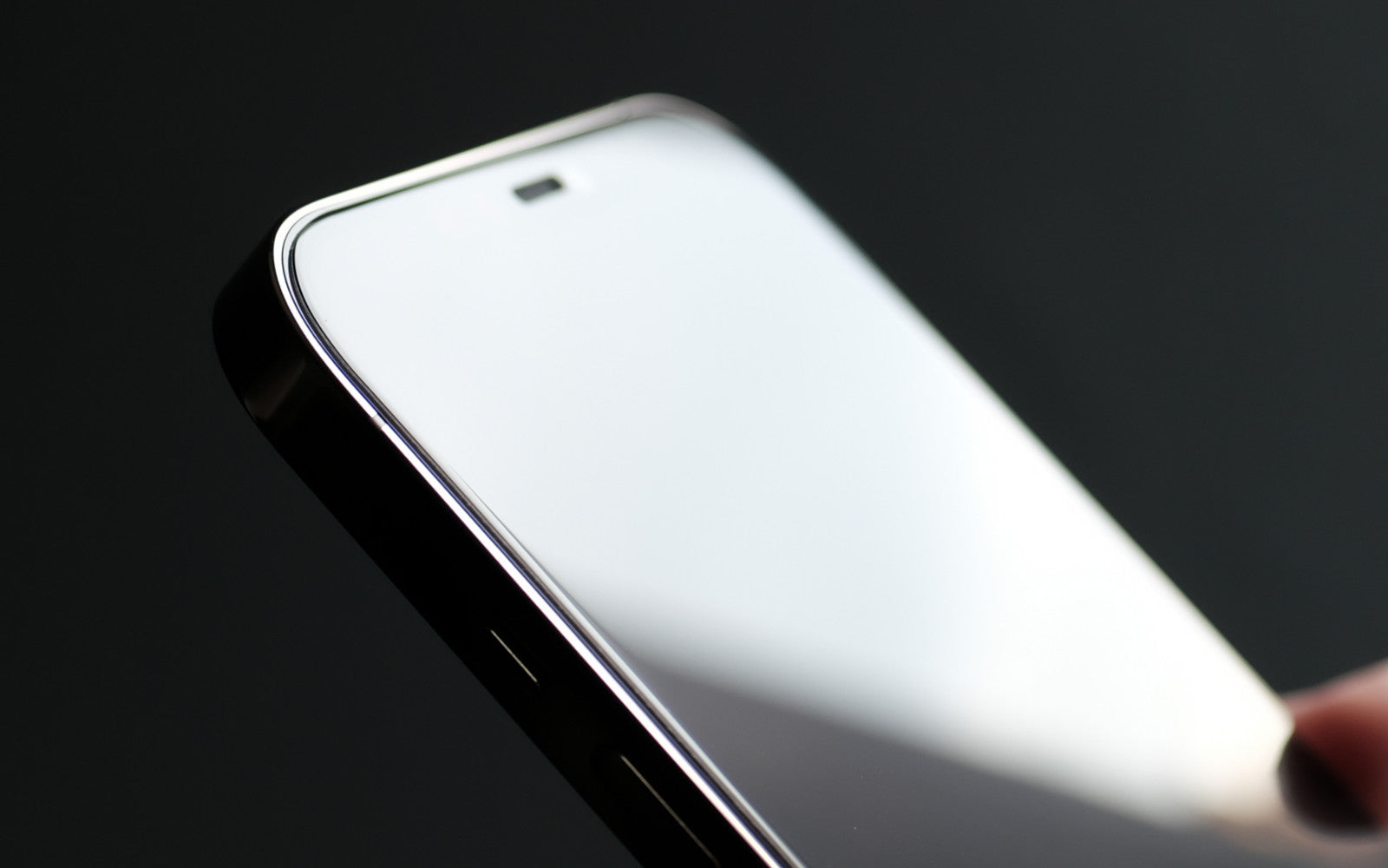 Bare Pane - Ion Strengthened Tempered Glass Full Coverage Edge to Edge Screen Protector for iPhone 12 Pro and iPhone 12 Pro Max - Scratch Protection