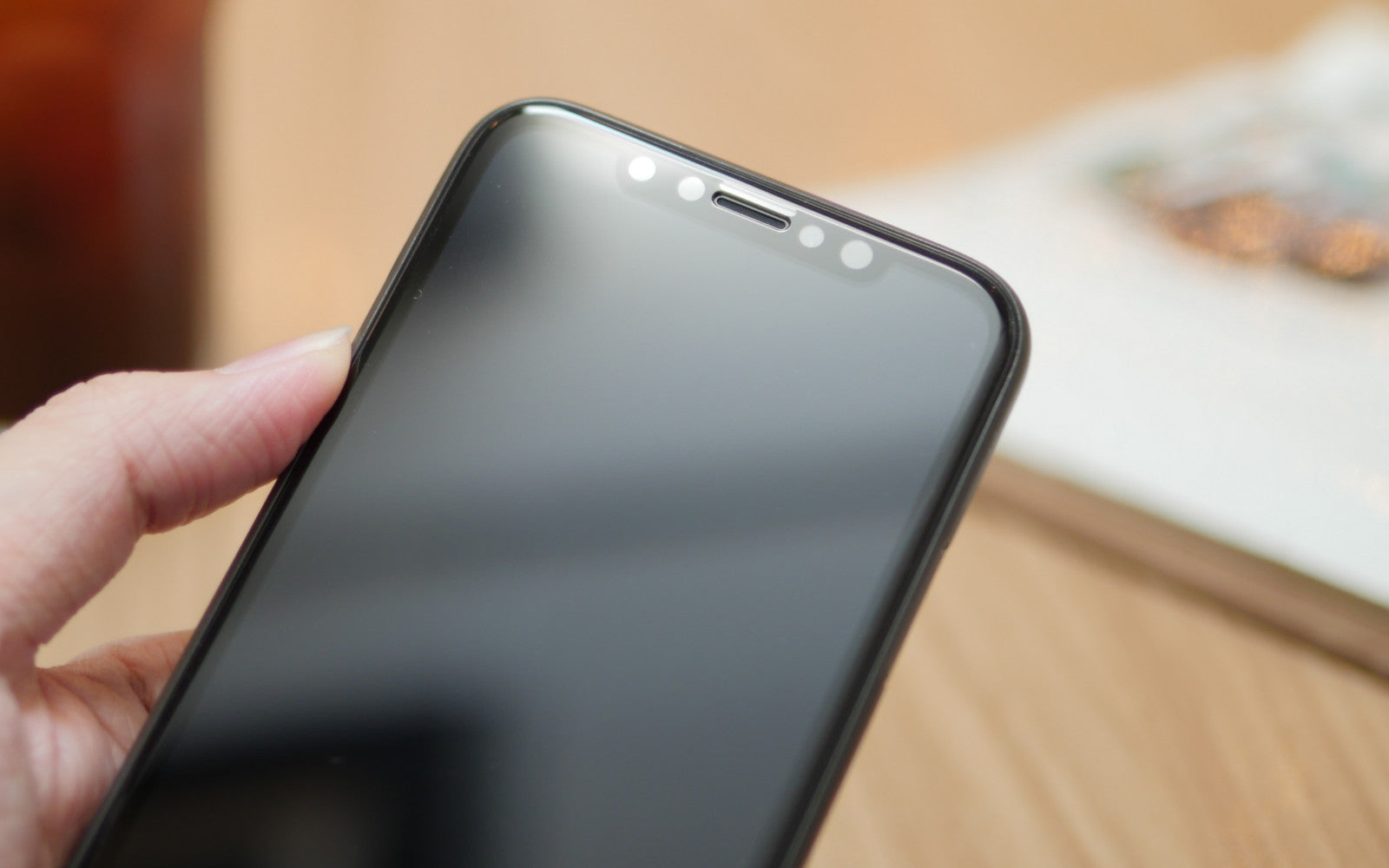 Bare Pane - Ion Strengthened Tempered Glass Full Coverage Edge to Edge Screen Protector for iPhone X - Scratch Protection