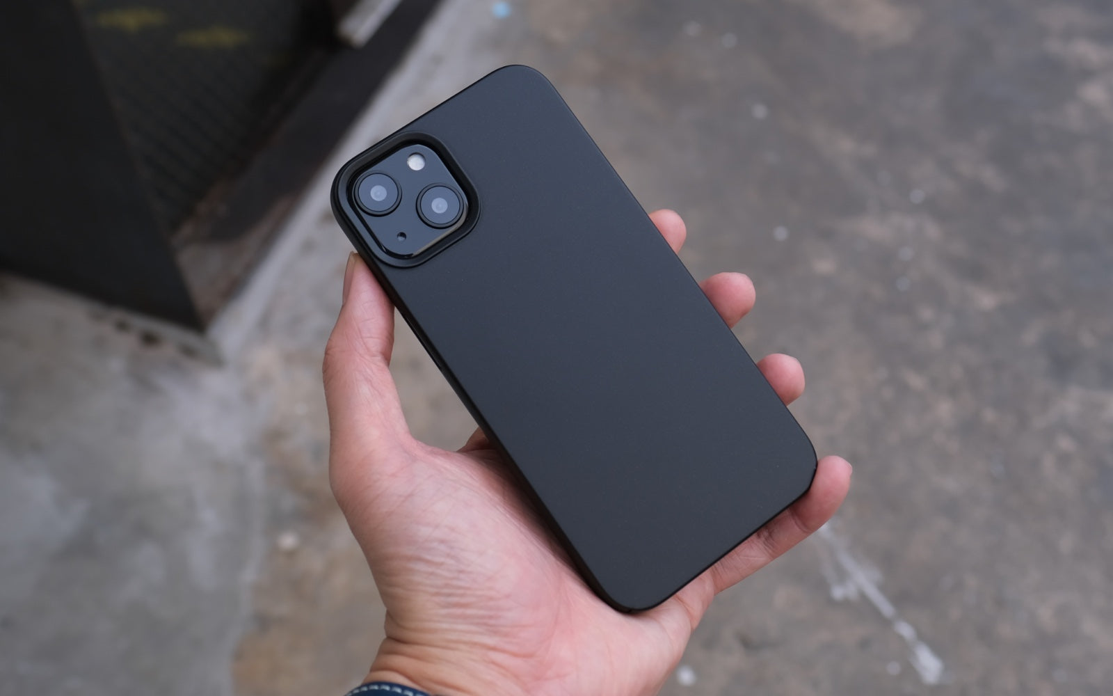 The Bare Case - Thinnest MagSafe Case for iPhone 13 and iPhone 13 mini - in Hand