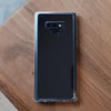 Bare Back Minimlist Shock Resistant Case with a Clear Glass Back for Samsung Galaxy Note 9