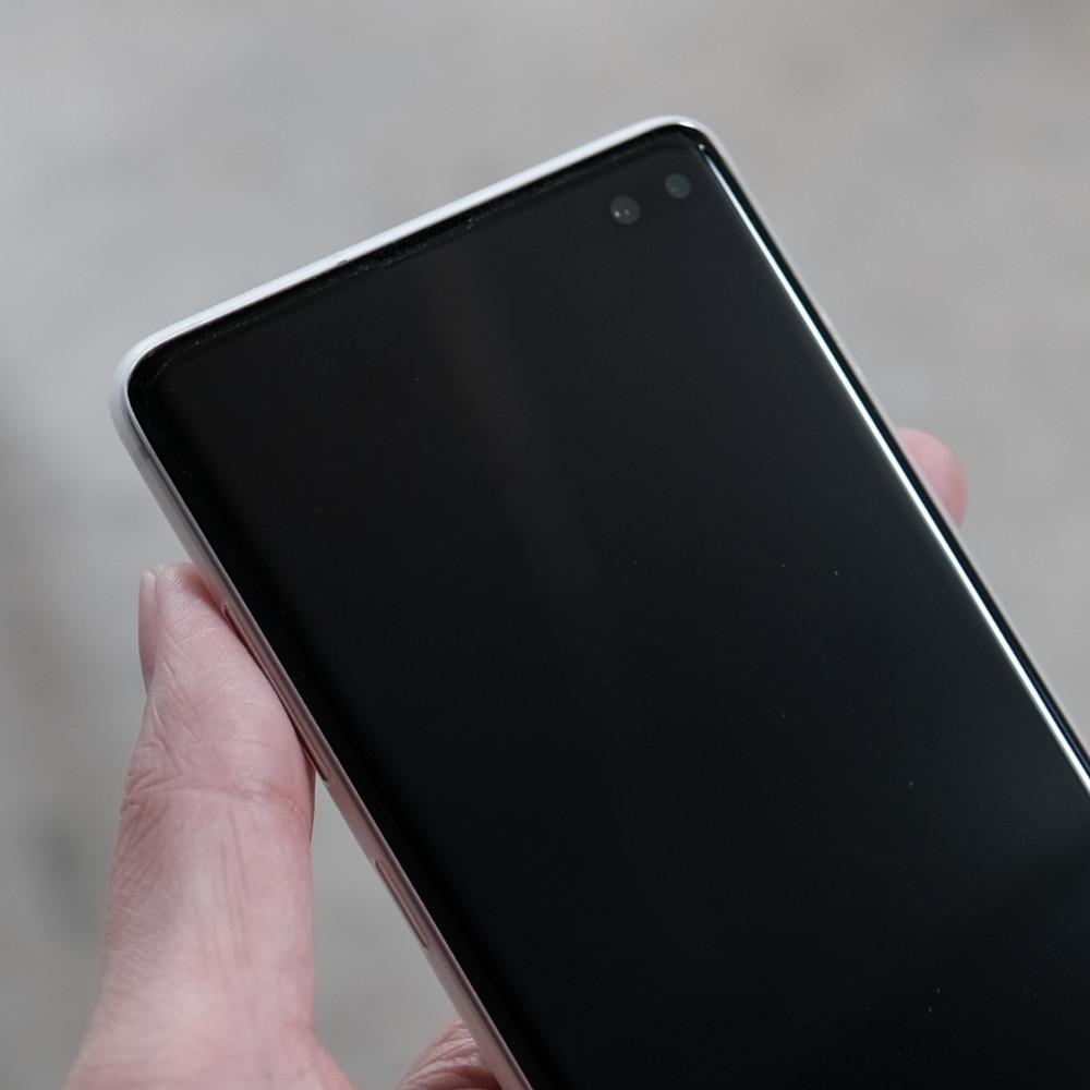 Bare Pane - Full-Coverage Hybrid Ultra-thin Nano Glass Screen Protector with Full Adhesive for Samsung Galaxy S10 and S10 Plus