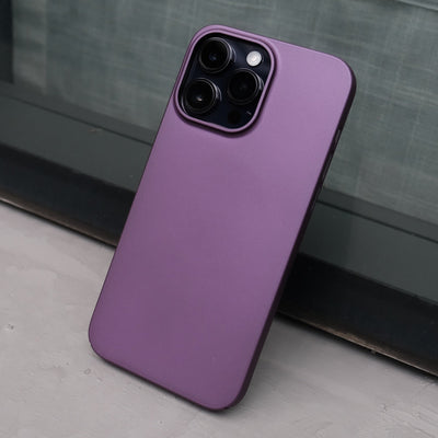The Bare Case - Thinnest MagSafe Case for iPhone 14 Pro Max - Deep Purple